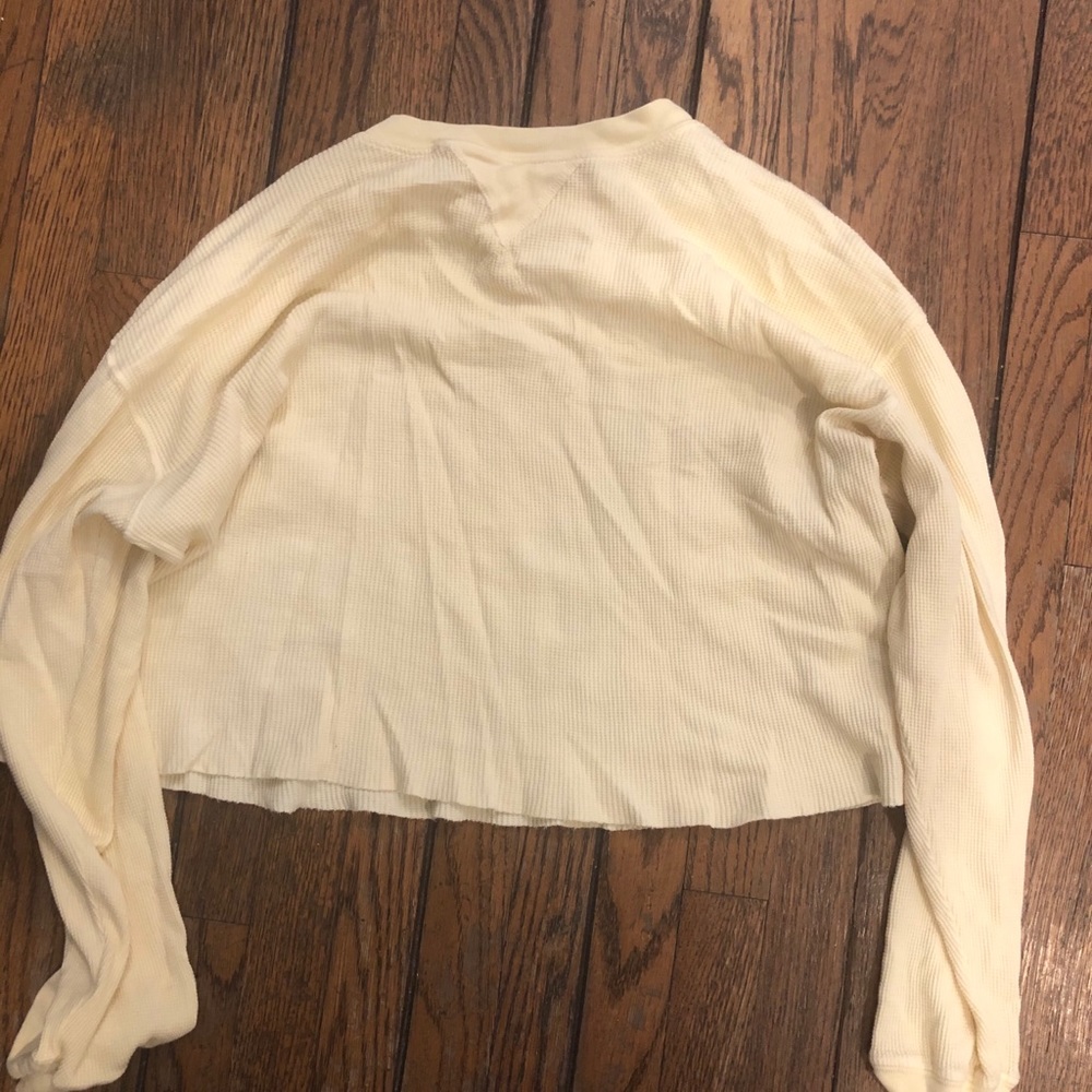 Yellow long sleeve top